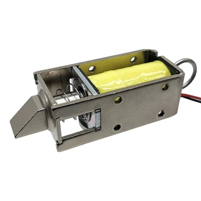 U1054-1g 5V 12V 24V DC Нормально закрытый мини-открытый каркас толкательный вытяжной соленоидный шкаф