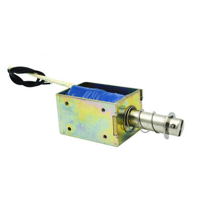 U1668 Мини рамочный соленоид Dc 20mm Stroke 45N Dc 12v 24v толкательный соленоид