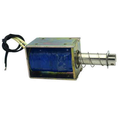 U1668 Мини рамочный соленоид Dc 20mm Stroke 45N Dc 12v 24v толкательный соленоид
