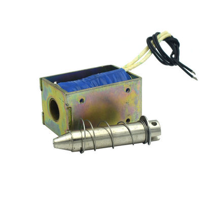 U1668 Мини рамочный соленоид Dc 20mm Stroke 45N Dc 12v 24v толкательный соленоид