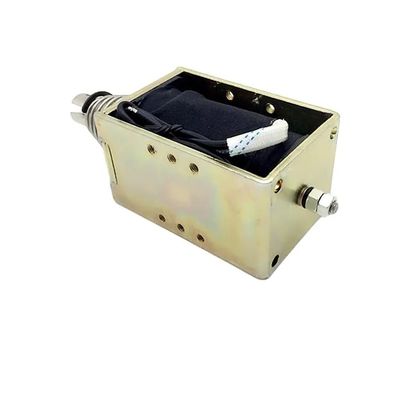 1U578 DC 12V 24V Мощный линейный соленоид открытого типа с толкающим и тянущим действием и ходом 10 мм