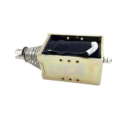 1U578 DC 12V 24V Мощный линейный соленоид открытого типа с толкающим и тянущим действием и ходом 10 мм