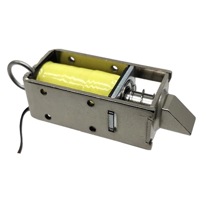 U1054-1g 5V 12V 24V DC Нормально закрытый мини-открытый каркас толкательный вытяжной соленоидный шкаф