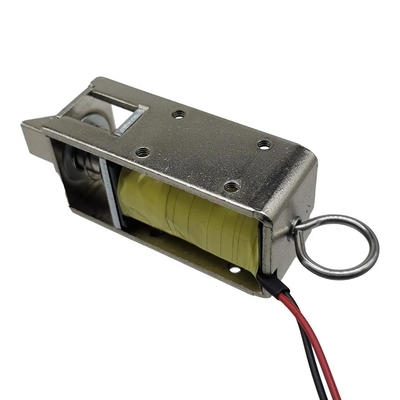 U1054-1g 5V 12V 24V DC Нормально закрытый мини-открытый каркас толкательный вытяжной соленоидный шкаф