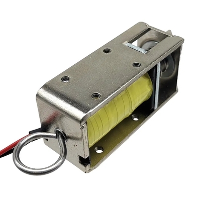 U1054-1g 5V 12V 24V DC Нормально закрытый мини-открытый каркас толкательный вытяжной соленоидный шкаф