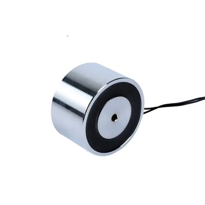 Mini Round Electromagnet 500N Holding Force DC 12v 24v Waterproof IP65 Custom Solenoid for Machining